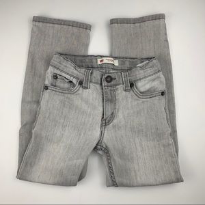Levi's Performance 511 Slim Gray Jeans size 7 reg